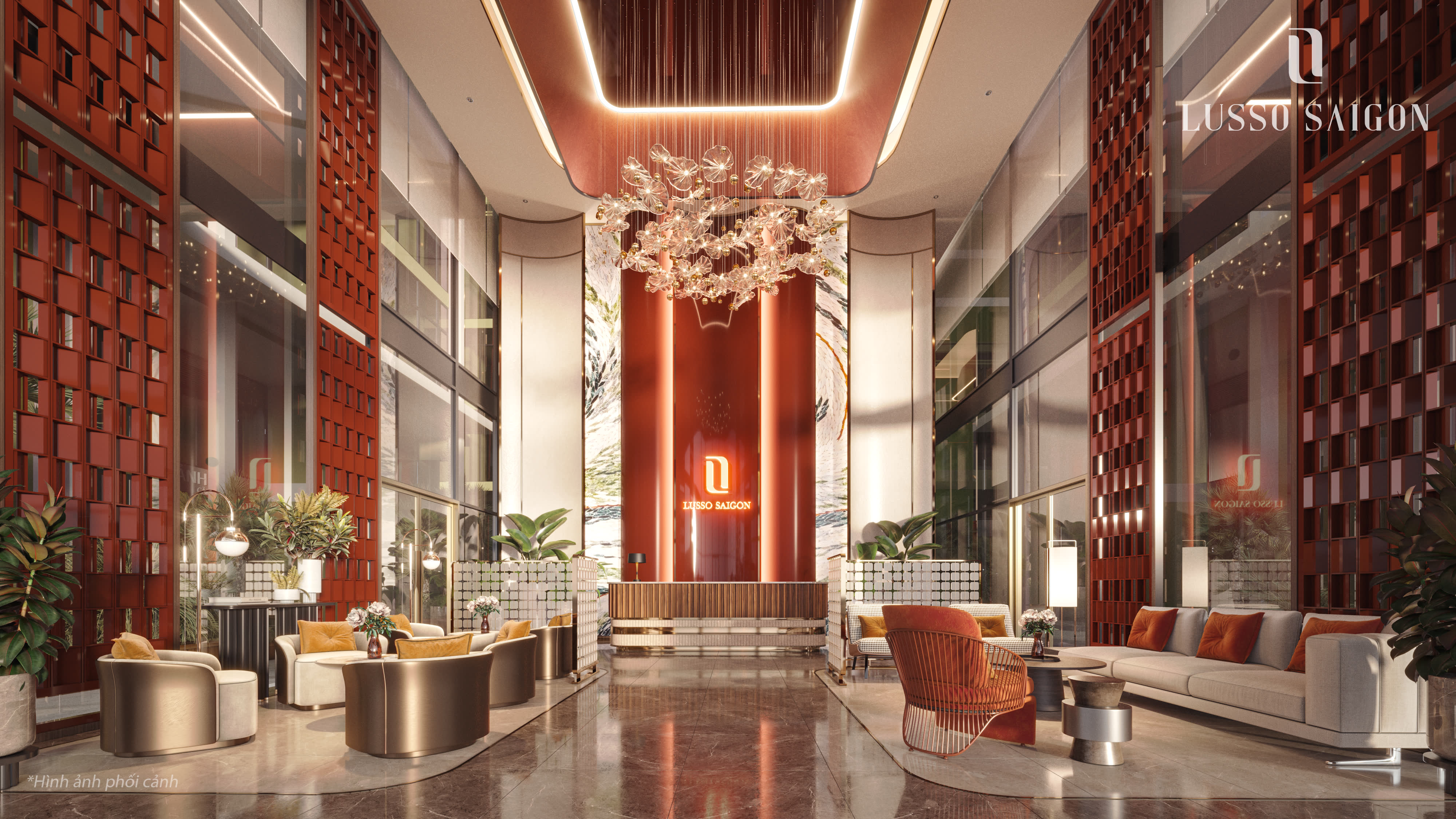 Grand entrance sảnh đón sang trọng