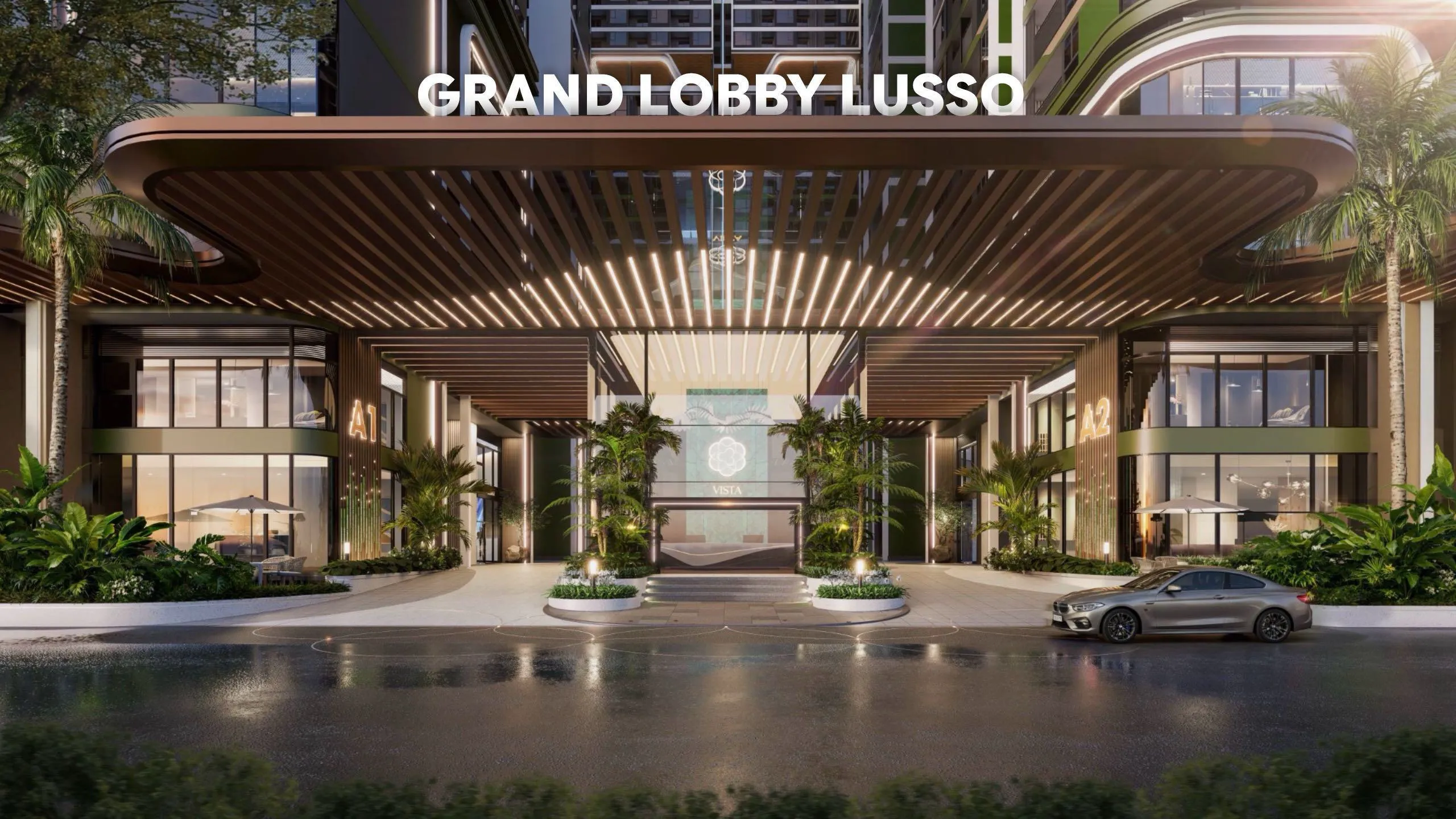 Luxury commercial retail space interior