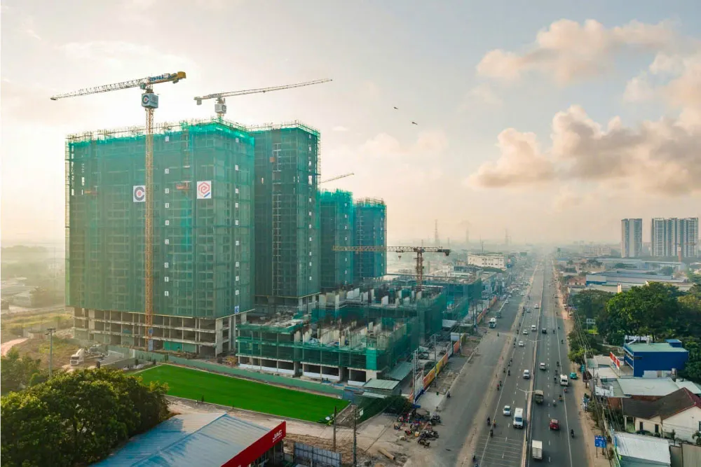 Construction progress March 2026