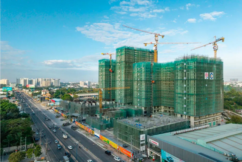 Construction progress March 2026