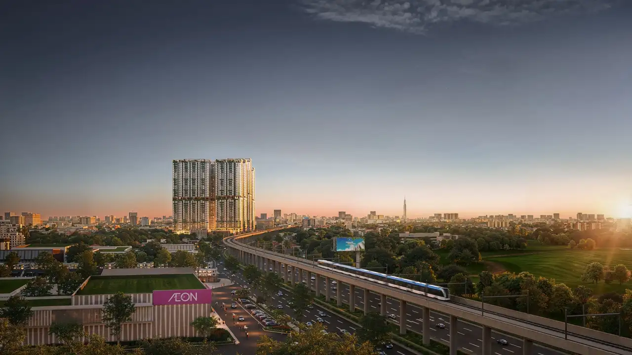 High-end lifestyle details, champagne and city view